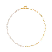 Load image into Gallery viewer, Agnes Natural Pearl Chain Necklace