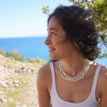 Load image into Gallery viewer, Joyful Pearls Green Necklace