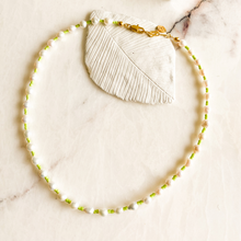 Load image into Gallery viewer, Joyful Pearls Lime Necklace