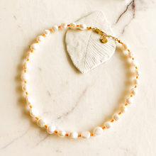 Load image into Gallery viewer, Joyful Pearls Tangerine Necklace