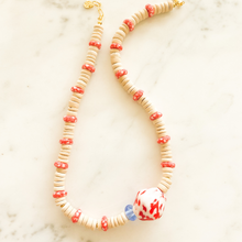Load image into Gallery viewer, Red Dot Necklace