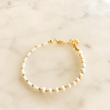 Load image into Gallery viewer, Simone Natural Pearl Coral Bracelet