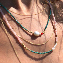 Load image into Gallery viewer, Prinkipo Natural Pearl Turquoise & Opal Necklace