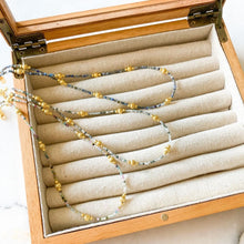 Load image into Gallery viewer, Aalia Sodalite Silver Necklace