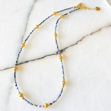 Load image into Gallery viewer, Aalia Sodalite Silver Necklace