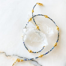Load image into Gallery viewer, Aalia Sodalite Silver Necklace