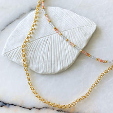 Load image into Gallery viewer, Celeste Sunstone & Labradorite Necklace