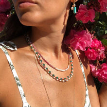 Load image into Gallery viewer, Lulu Natural Pearl & Natural Stone Necklace