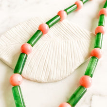 Load image into Gallery viewer, Bare Coral & Aventurine Necklace