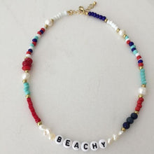 Load image into Gallery viewer, Personalised Beachy Natural Pearl Necklace