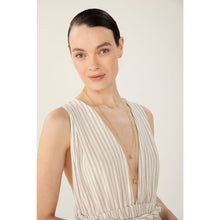 Load image into Gallery viewer, Square Blue Topaz Charm