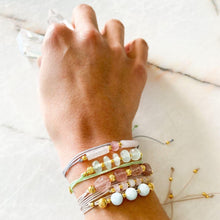 Load image into Gallery viewer, Across the Universe Strawberry Quartz Bracelet