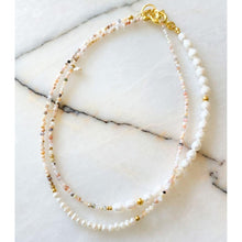 Load image into Gallery viewer, Diana Opal & Pearl Necklace