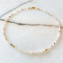 Load image into Gallery viewer, Diana Opal & Pearl Necklace