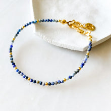 Load image into Gallery viewer, Faiza Sodalite Silver Bracelet