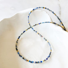Load image into Gallery viewer, Faiza Sodalite Silver Necklace