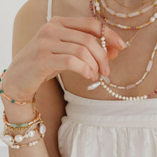 Load image into Gallery viewer, Jolie Coral & Jade Bracelet