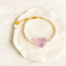 Load image into Gallery viewer, Frosty Natural Pearl Bracelet