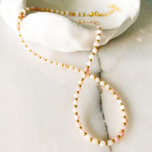 Load image into Gallery viewer, Giselle Pink Opal Necklace