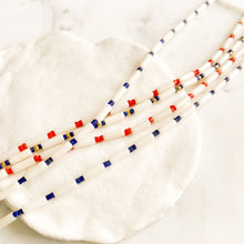 Load image into Gallery viewer, High Tide Coral & Lapis Lazuli Necklace