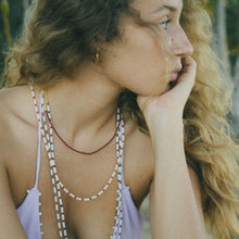 Load image into Gallery viewer, High Tide Coral & Lapis Lazuli Necklace