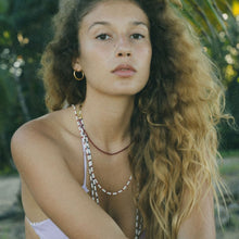 Load image into Gallery viewer, High Tide Coral & Lapis Lazuli Necklace