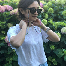 Load image into Gallery viewer, Personalised Good Vibes Only Eyeglass Chain