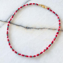 Load image into Gallery viewer, Harmon Coral & Turquoise Necklace