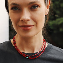 Load image into Gallery viewer, Harmon Coral & Turquoise Necklace