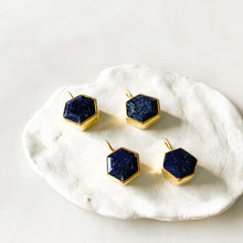 Load image into Gallery viewer, Hexagon Sapphire Charm