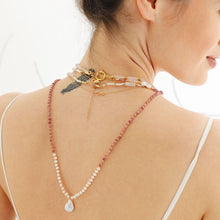 Load image into Gallery viewer, Josephine Natural Pearl Tourmaline Necklace
