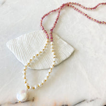 Load image into Gallery viewer, Josephine Natural Pearl Tourmaline Necklace