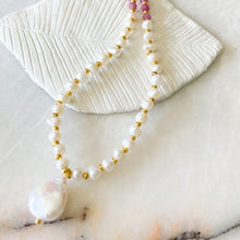 Load image into Gallery viewer, Josephine Natural Pearl Tourmaline Necklace