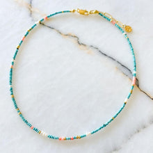 Load image into Gallery viewer, Laika Natural Pearl Turquoise & Coral Necklace | Limited Edition