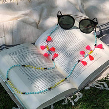 Load image into Gallery viewer, Personalised Mediterranean Sea Eyeglass Chain