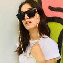 Load image into Gallery viewer, Pearl Rainbow Natural Pearl Eyeglass Chain