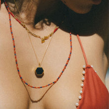 Load image into Gallery viewer, Hexagon Sapphire Charm