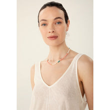 Load image into Gallery viewer, Sea Breeze Pearl, Coral & Turquoise Necklace
