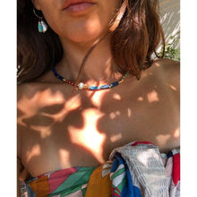 Load image into Gallery viewer, Sienna Lapis Lazuli & Coral & Agate Necklace