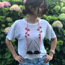 Load image into Gallery viewer, Personalised Strawberry Lemonade Eyeglass Chain