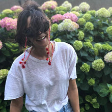 Load image into Gallery viewer, Personalised Strawberry Lemonade Eyeglass Chain