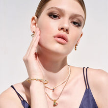 Load image into Gallery viewer, Una Single Kyanite Charm and Pearl Necklace