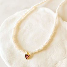 Load image into Gallery viewer, Una Single Tourmaline Charm Necklace