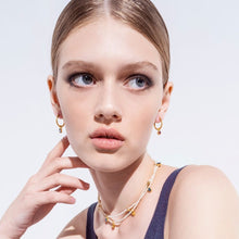 Load image into Gallery viewer, Vivi Citrine Charm and Pearl Necklace