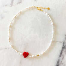Load image into Gallery viewer, Wild at Heart Natural Pearl Necklace
