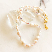 Load image into Gallery viewer, Astrid Baroque Pearl & Natural Stone Necklace