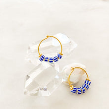 Load image into Gallery viewer, Big Blue Earrings