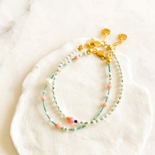 Load image into Gallery viewer, Flamingos in my Glass Bracelet