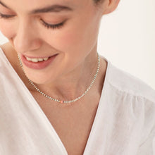 Load image into Gallery viewer, Flamingos in My Glass Necklace