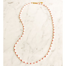 Load image into Gallery viewer, Golden Sands Coral Necklace